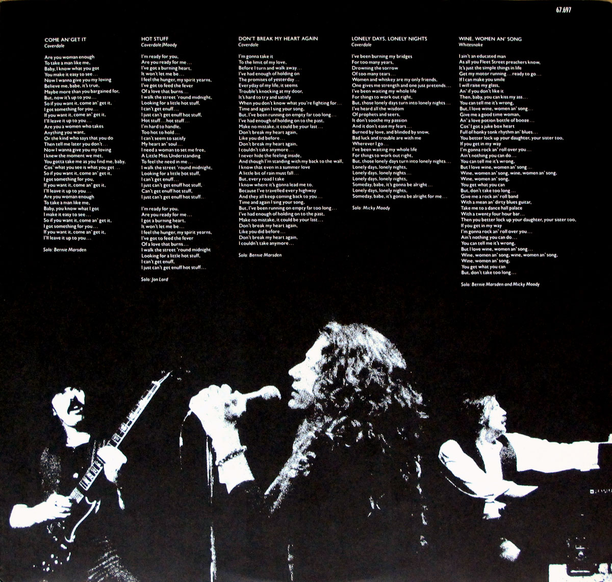 High Resolution Photos of whitesnake come get it france 